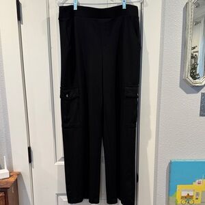Black Dictionary Cargo Pants